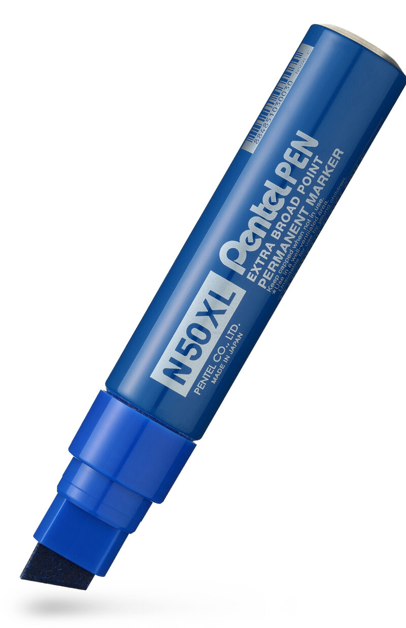 Märkpenna perm. PENTEL N50XL sned blå