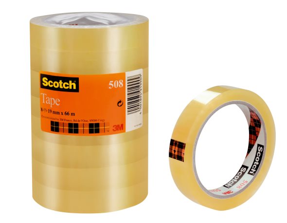 Tejp Scotch 508, 66 m x 19 mm transparent