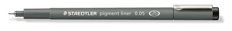 Fineliner pigment liner 0,05mm svart