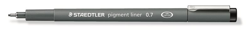 Fineliner pigment liner 0,7mm svart