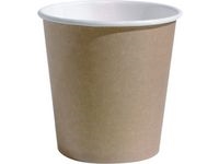 Pappersbägare 10cl brun/vit 80/FP
