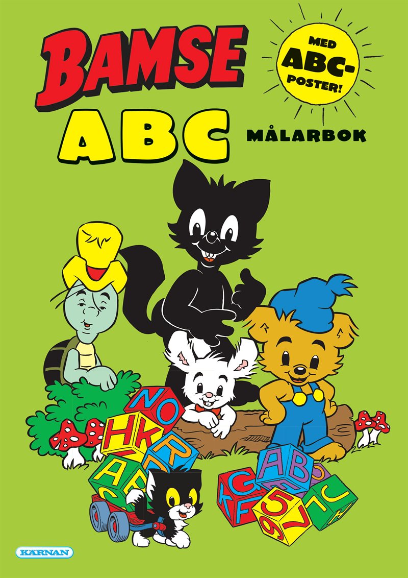 Bamse ABC målarbok