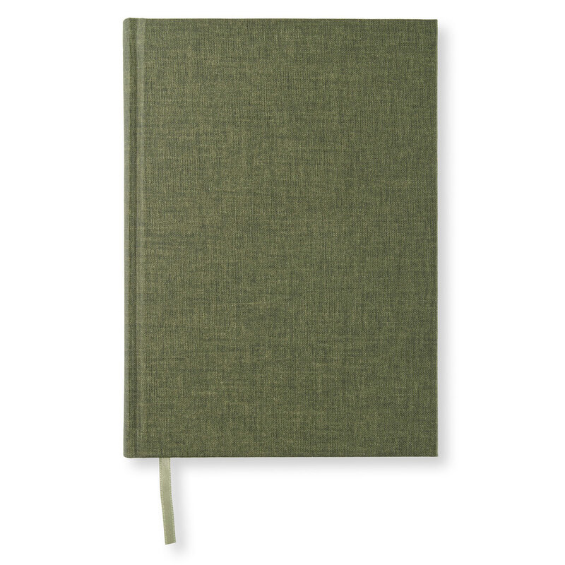 PaperStyle Notebook A5 Plain 128 p. Khaki green