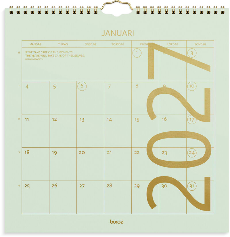 Väggkalender 2027 Color