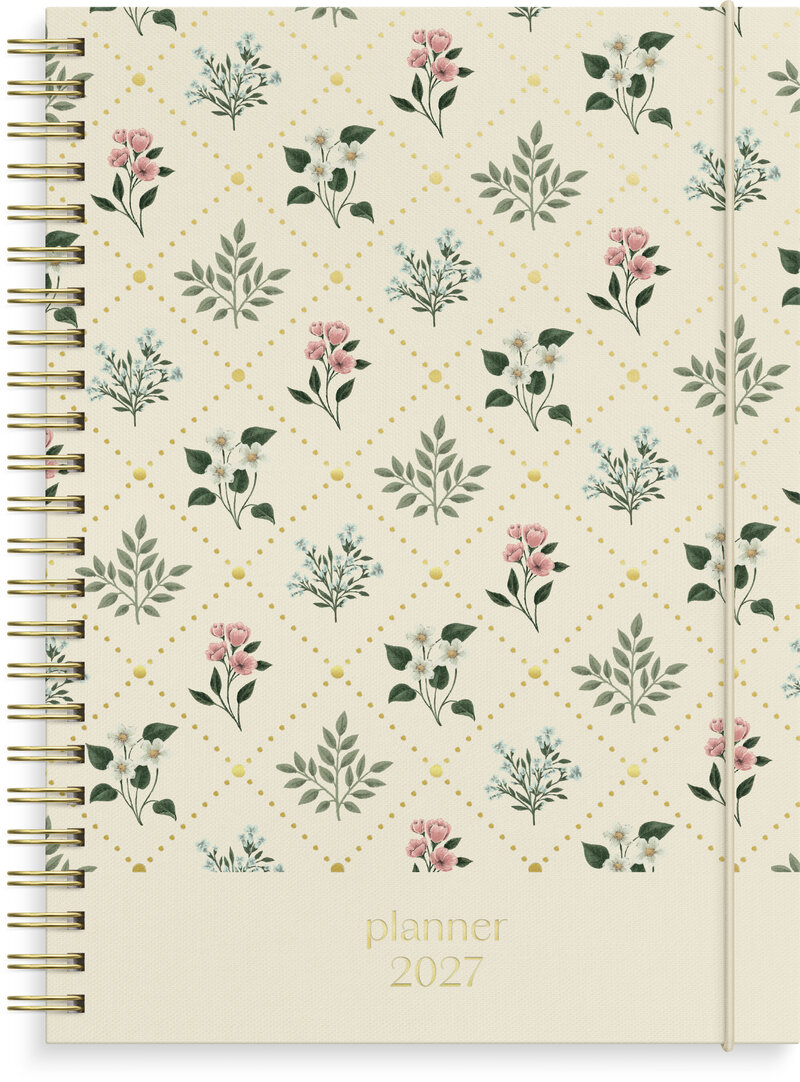 Kalender 2027 Business A5 Story blomma