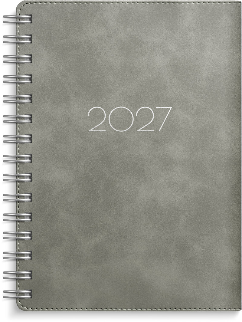 Kalender 2027 Leader Twist grå