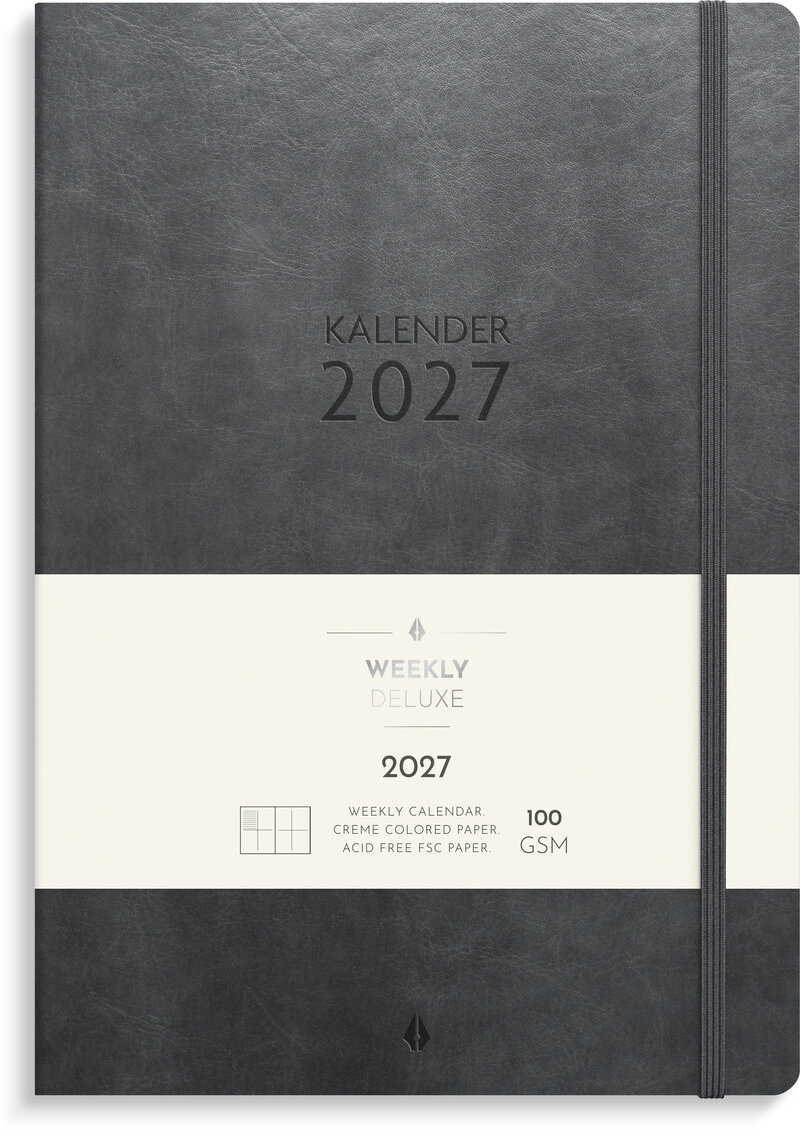 Kalender 2027 Weekly Deluxe