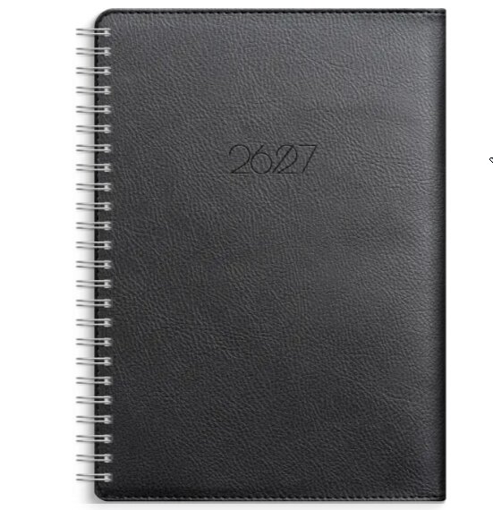 Elevkalender - Kalender Study Twist A5 svart 26/27