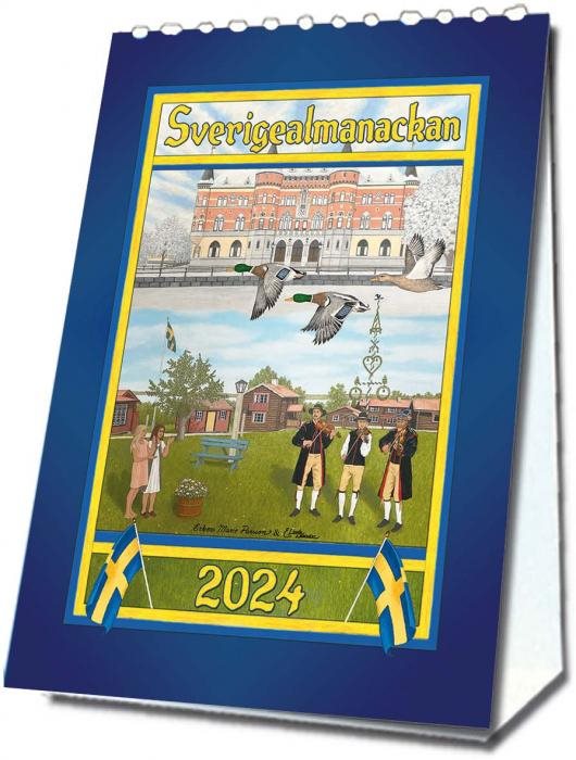 Sverigealmanackan 2024 Bordskalender 10,5 x 15 cm