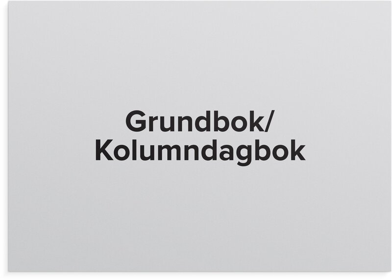 Grundbok/Kolumndagbok A4L