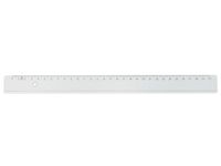Linjal 20 cm cm/mm-gradering plast 10/FP