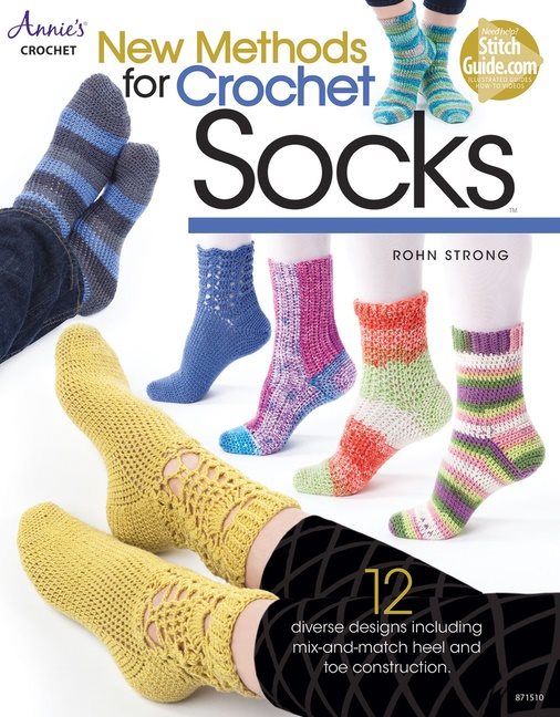 New methods for crochet socks - 12 diverse designs