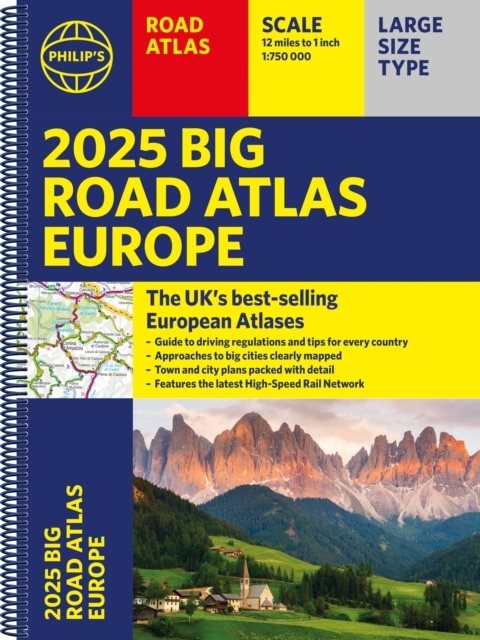 2025 Big road atlas Europe