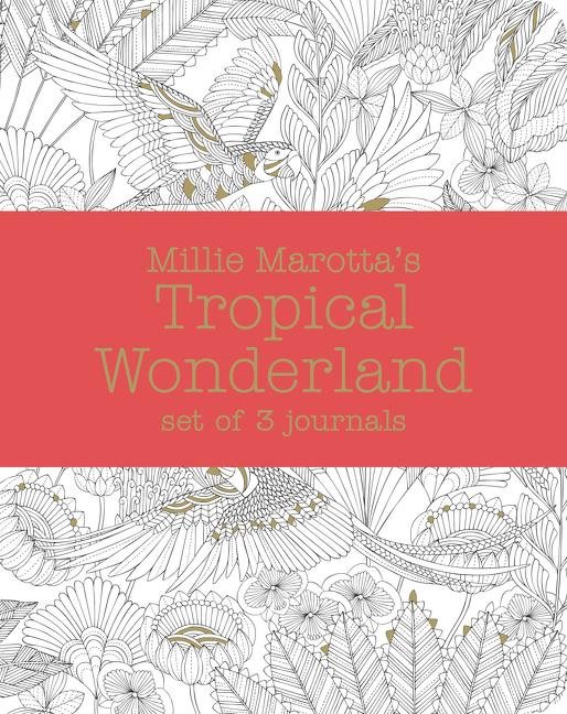 Millie marottas tropical wonderland - journal set - 3 notebooks