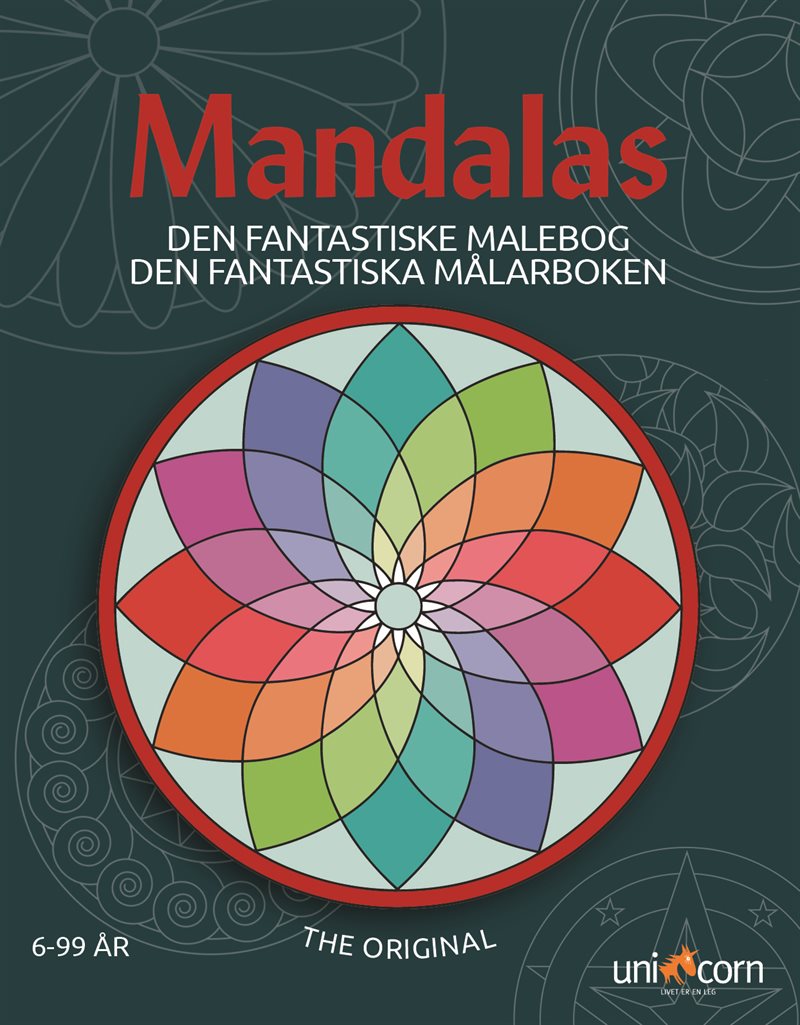 Målarbok Mandalas från 6år