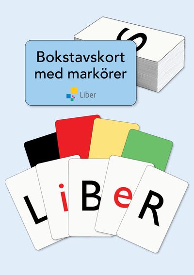 Läsinlärning i 7 steg Bokstavskort med markörer