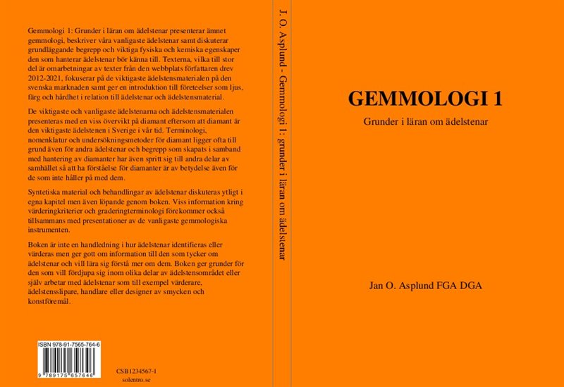 Gemmologi 1 : grunder i läran om ädelstenar