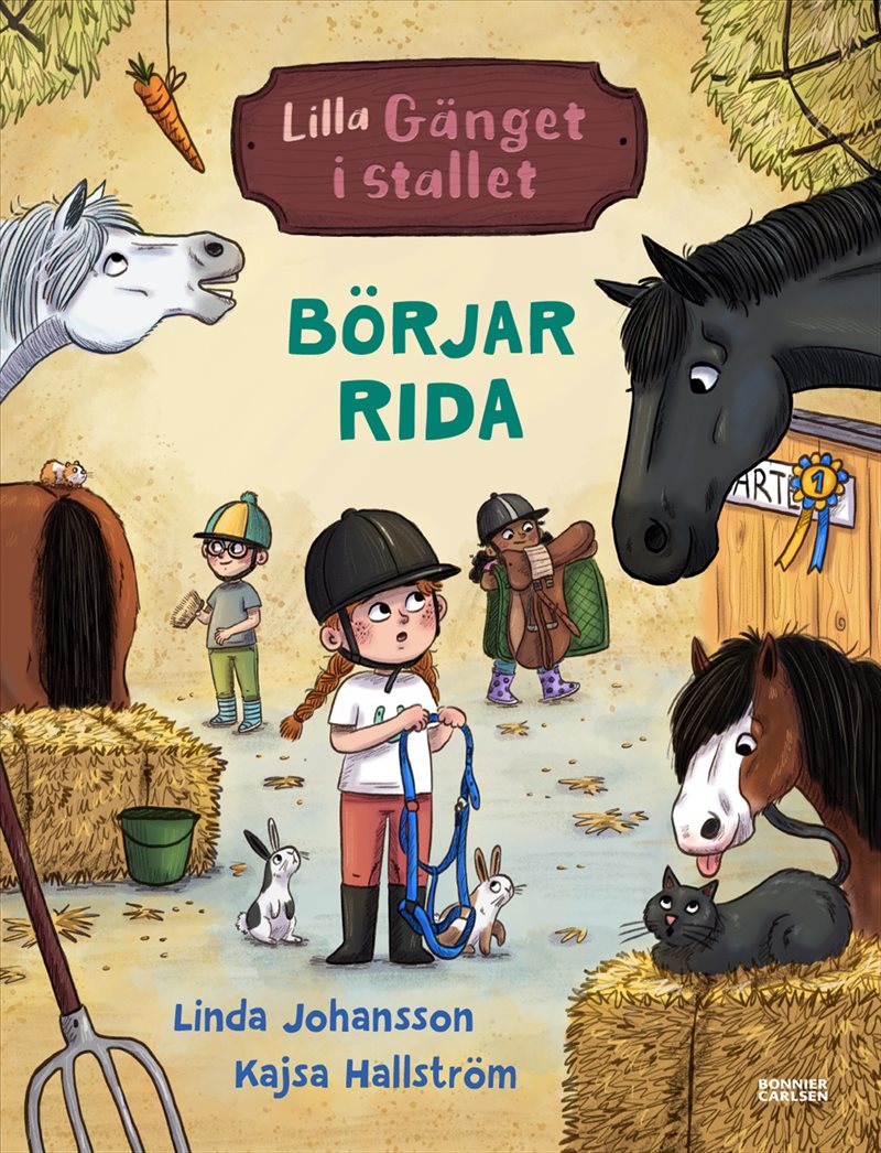 Lilla gänget i stallet : börjar rida