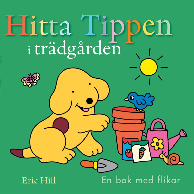 Hitta Tippen i trädgården : en bok med flikar