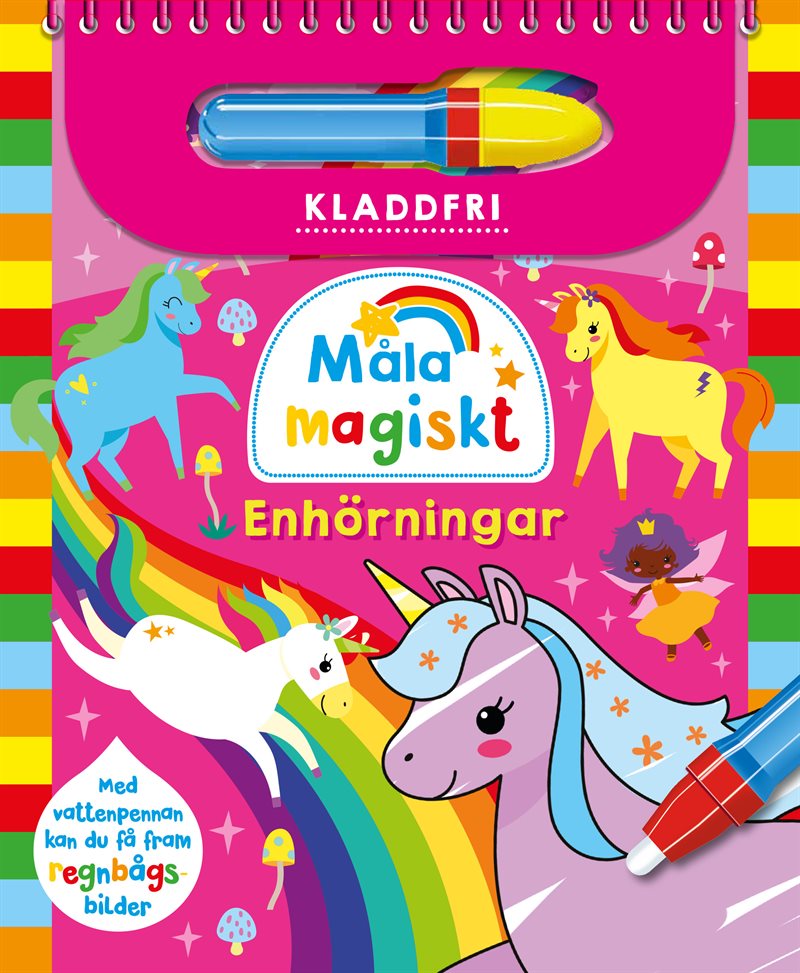 Måla magiskt: enhörningar