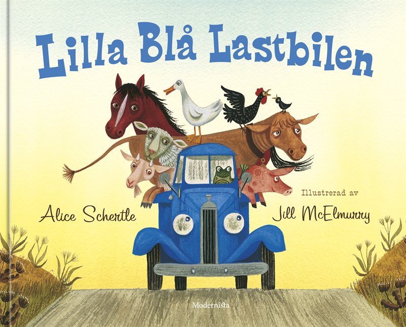Lilla blå lastbilen
