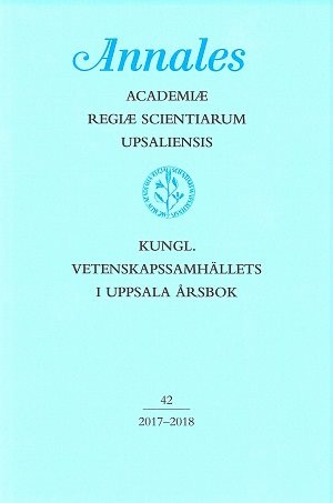 Kungl. Vetenskapssamhällets i Uppsala årsbok 42/2017-2018 