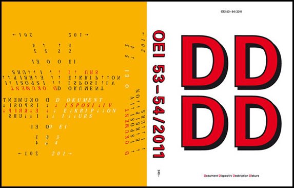 OEI # 53-54 Dokument, Dispositiv, Deskription, Diskurs
