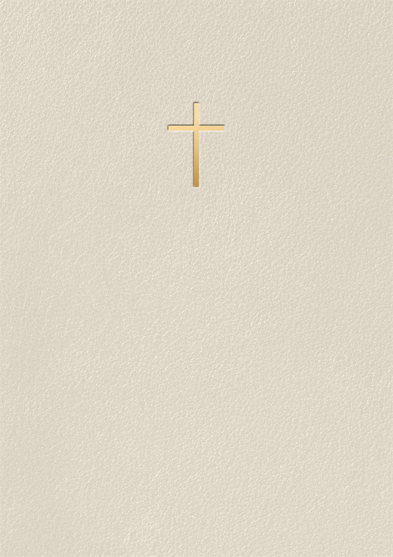 Bibel 2026 Benvit konstskinn