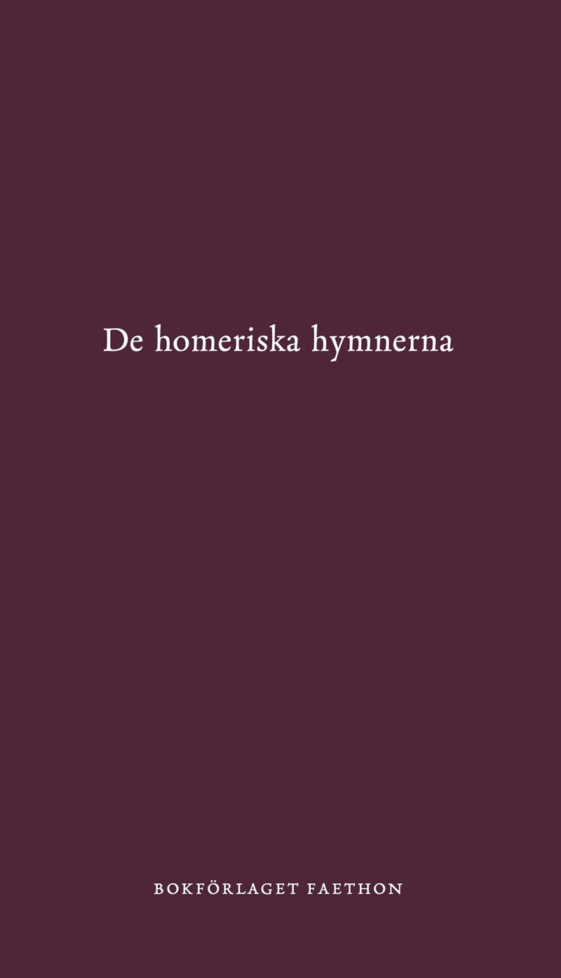 De homeriska hymnerna