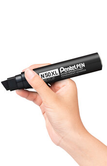 Märkpenna perm. PENTEL N50XL sned svart