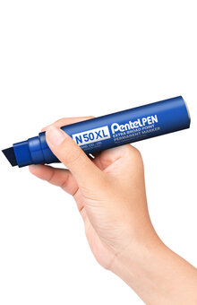 Märkpenna perm. PENTEL N50XL sned blå