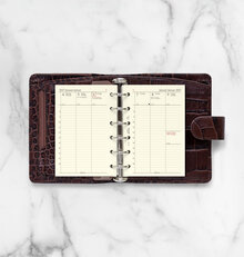 PFilofax - ocket Refill 2027 Vecka/Uppslag Vertikal