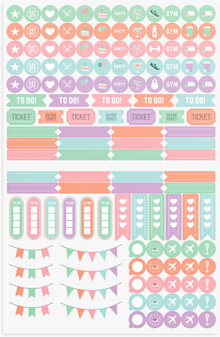 Kalender Stickers Mia 2-pack