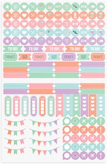 Kalender Stickers Mia 2-pack