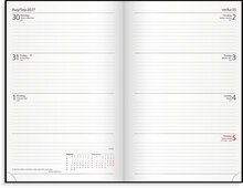 Dagbokskalender 2027 svart
