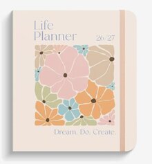Elevkalender - Kalender Life Planner Flowers A5 26/27