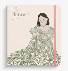 Elevkalender - Kalender Life Planner Green A5 26/27