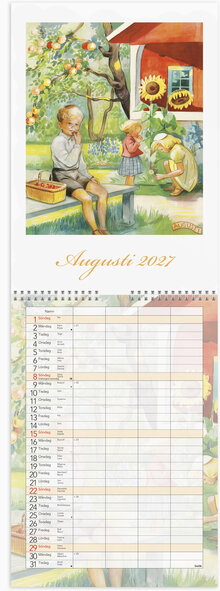 Familjekalender 2027 Kerstin Frykstrand