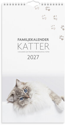 Familjekalender 2027 Katter