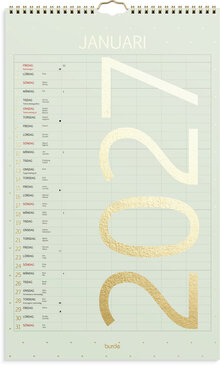 Familjekalender 2027 Color