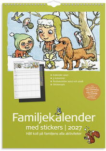 Familjekalender 2027 Stickers