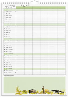Familjekalender 2027 Mamma Mu