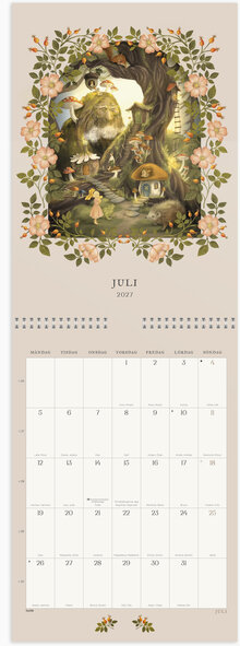 Väggkalender 2027 Sagoskog