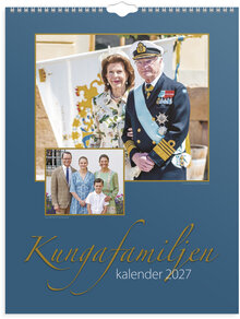 Väggkalender 2027 Kungafamiljen