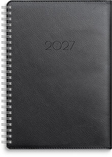 Kalender 2027 Business A5 Twist svart