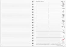 Stor Veckokalender 2027 svart konstläder