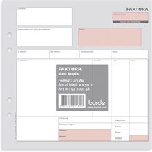 Faktura 2/3 A4 med 1 kopia 2 x 50 blad