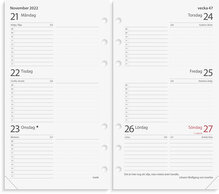 Kalender 2024 Regent Systemkal svart konstläder