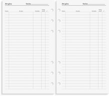 Kalender 2024 Regent Systemkal svart konstläder