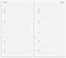 Kalender 2025 Regent Systemkal svart skinn